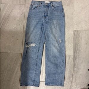 Denim Forum Light Blue Hi-Rise Jeans